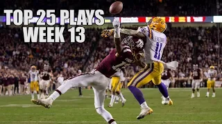 College Football Top 25 Plays 2018-19 || Week 13 ᴴᴰ