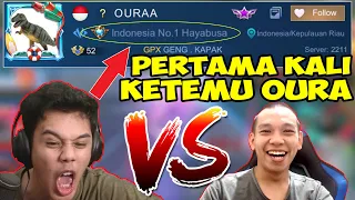 PERTAMA KALI LAWAN OURA PAKAI HAYABUSA DI DEPAN BAPAK ASSASSIN DUNIA ! RIP MMR?! - MOBILE LEGENDS