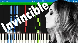 Ruelle - Invincible | Synthesia piano tutorial