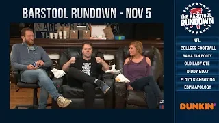 Barstool Rundown November 5, 2018