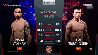 Trận đấu Phạm Văn Nam vs Bùi Trường Sinh | Cúp MMA Việt Nam 2021