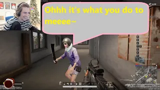 PUBG sniper plays audio of xqc singing 'Hey There Delilah' ft. Greek (w/chat)