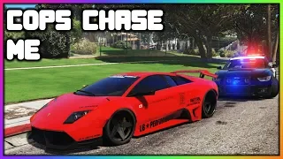 GTA 5 Roleplay - Cops Chase My Stolen Lamborghini | RedlineRP