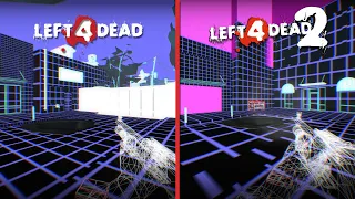 How have L4D1 maps changed in L4D2?