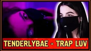 РЕАКЦИЯ TENDERLYBAE на TENDERLYBAE - TRAP LUV (BIG BABY TAPE COVER)