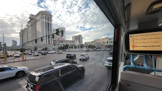 Riding the Deuce Bus Down the Las Vegas Strip to Downtown (September 11, 2023)