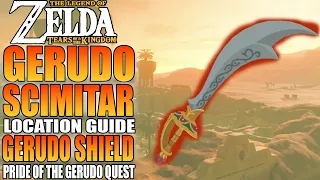 Where To Find Gerudo Scimitar & Sheild In Zelda Tears Of The Kingdom
