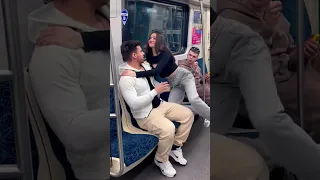 PRANK in the subway😅😂🤣🤣😂😅😎🤓🤩