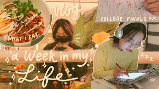 a week in my life 📚 the reality of college: studying, getting sick, learning how to adult™️