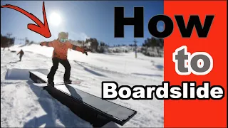 How to Backside Boardslide a Box on Your Snowboard | Beginner Guide