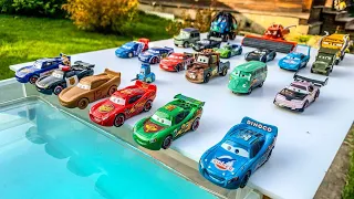 Disney Pixar Cars Lightning Mcqueen, Dinoco, Mater, Hudson, Axlerod, Finn, Frank, Guido, Mack, Shu