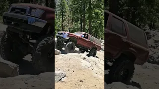 4runner Crawling Up Driveline Hill | Open Front Axle and 5/6 Cylinders Firing!