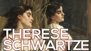 Therese Schwartze: A collection of 53 paintings (HD)