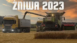 🇵🇱Żniwa Rzepaku i Pszenicy㋛︎2023㋛︎Claas Trion 720,2x Scania,2xJohn Deere㋛︎Lubuskie