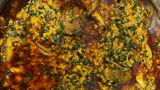 Egusi Soup with Ugu leaves | Bulk Cooking Nigerian soup.