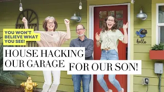 HOUSE HACKING OUR GARAGE FOR OUR SON SINCE RENTS ARE WAY TOOO HIGH!
