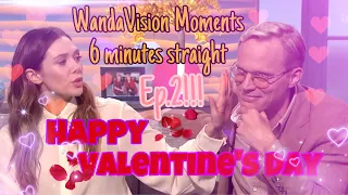 Paul Bettany and Elizabeth Olsen | WandaVision moments EP.2 for 6 minutes straight