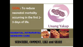 Essential Intrapartum Newborn Care (UNANG YAKAP) - DOH PROGRAMS