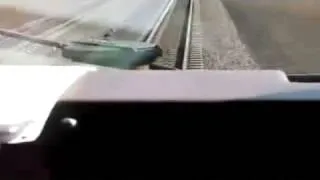 Cow gets owned by train™