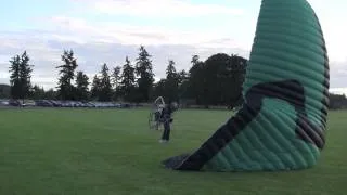 Paramotor Crash on takeoff.. Bad day for PPG