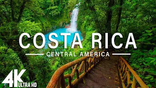 FLYING OVER COSTA RICA (4K UHD) - Relaxing Music Along With Beautiful Nature Videos - 4K Video Ultra