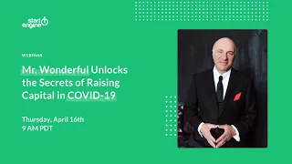 Mr. Wonderful Unlocks the Secrets of Raising Capital in COVID-19
