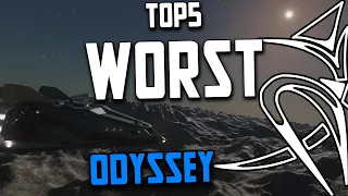 Top5 WORST things in Elite Dangerous Odyssey