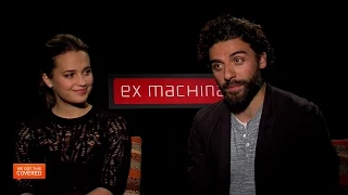 Exclusive Video Interview: Oscar Isaac And Alicia Virkander Talk Ex Machina [HD]