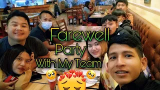 ROMAY- Farewell Party With My Team😢👋 I gonna miss you guys so much 😔🤧Love you all so much ❤️🥰