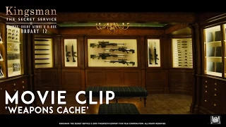 Kingsman: The Secret Service ['Weapons Cache' Movie Clip in HD (1080p)]