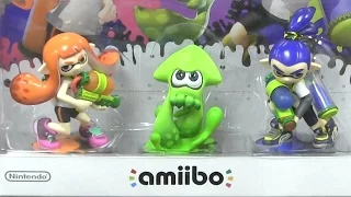 CGR Undertow - SPLATOON AMIIBO 3-PACK review for Nintendo Wii U