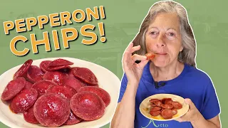 Carnivore Pepperoni Chips! Great Keto / Carnivore Snack!