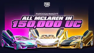 ALL McLaren 570s in $150,000 UC Crate Opening Part 2 | 🔥 PUBG MOBILE🔥