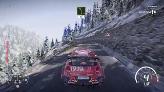 WRC 8 PS4 Rally Monte Carlo Agnieres en Devoluy Reverse Citroen C3 WRC Dynamic Weather