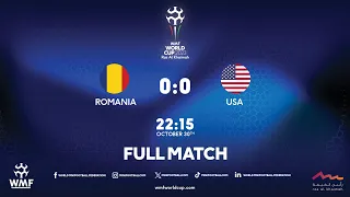 WMF World Cup 2023 I Day 5 I Romania - USA I Full match