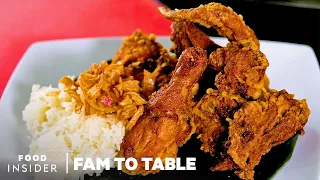 Crunchy, Juicy Thai Fried Chicken Is Made By This Family-Owned Restaurant | Fam To Table