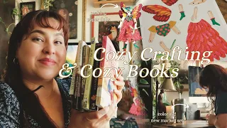 Cozy Crafting and Cozy Books | Making Paper Dolls + 6 Cozy Fantasy Books