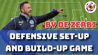 Defending and build-up game by De Zerbi!