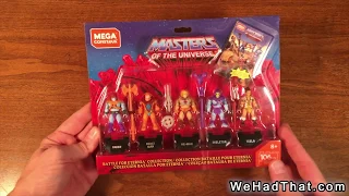 Masters of the Universe Mega Construx 5-pack action figure Unboxing and Review