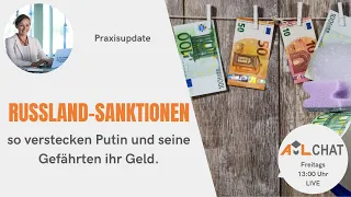 Russland Sanktionen: So verstecken Putin und seine Vertrauten ihr Geld.