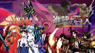 Opening -  Evangelion x Shingeki no kyojin resubido