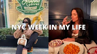 NYC WEEK IN MY LIFE: carbone nyc, skims haul, ralphs coffee & wedding dress fitting