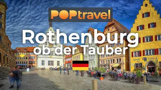 Walking in ROTHENBURG OB DER TAUBER / Germany 🇩🇪- 4K 60fps (UHD)