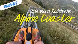 Experience The Heart-pounding Hasenhorn Alpine Coaster: Full 2.9 Kilometer Ride Pov!