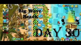 Big Wave Beach-Day 30 - Plants vs Zombies 2