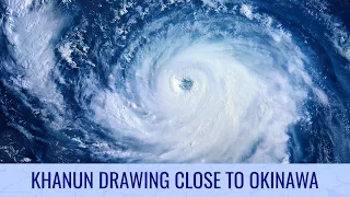 Typhoon Khanun nears Okinawa - August 1, 2023
