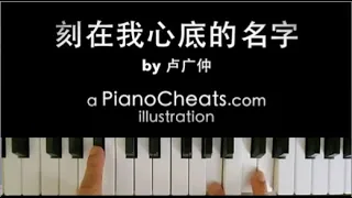 刻在我心底的名字 by 卢广仲 (how-to-play video)