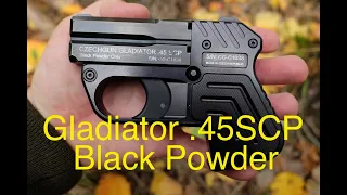 Perkusní pistole Detonics Gladiator .45 SCP Black Powder - Recenze