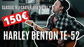 😮 Does this 150€ Harley Benton Te-52 guitar play METAL | Sound Test