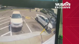 Surveillance video shows crash before deadly police shooting in Fairfax County